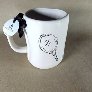 New Release Rae Dunn Mug TRUE BEAUTY and the Beast Disney Princess 2-Sided Mug